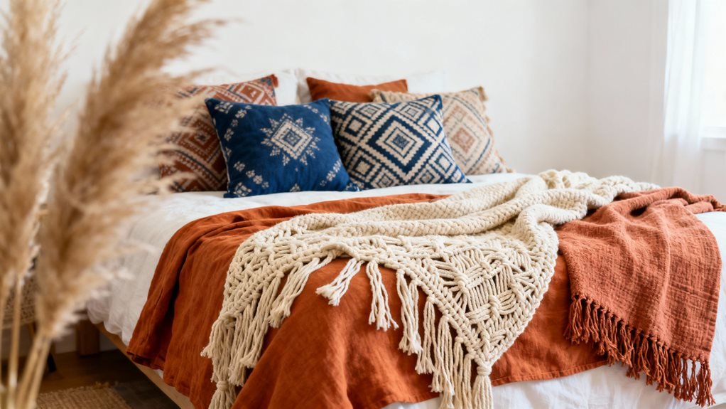 mix patterns layer textiles