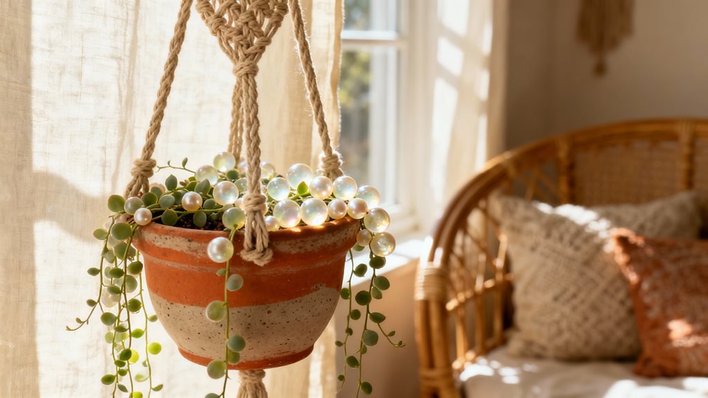 string of pearls cascading boho charm